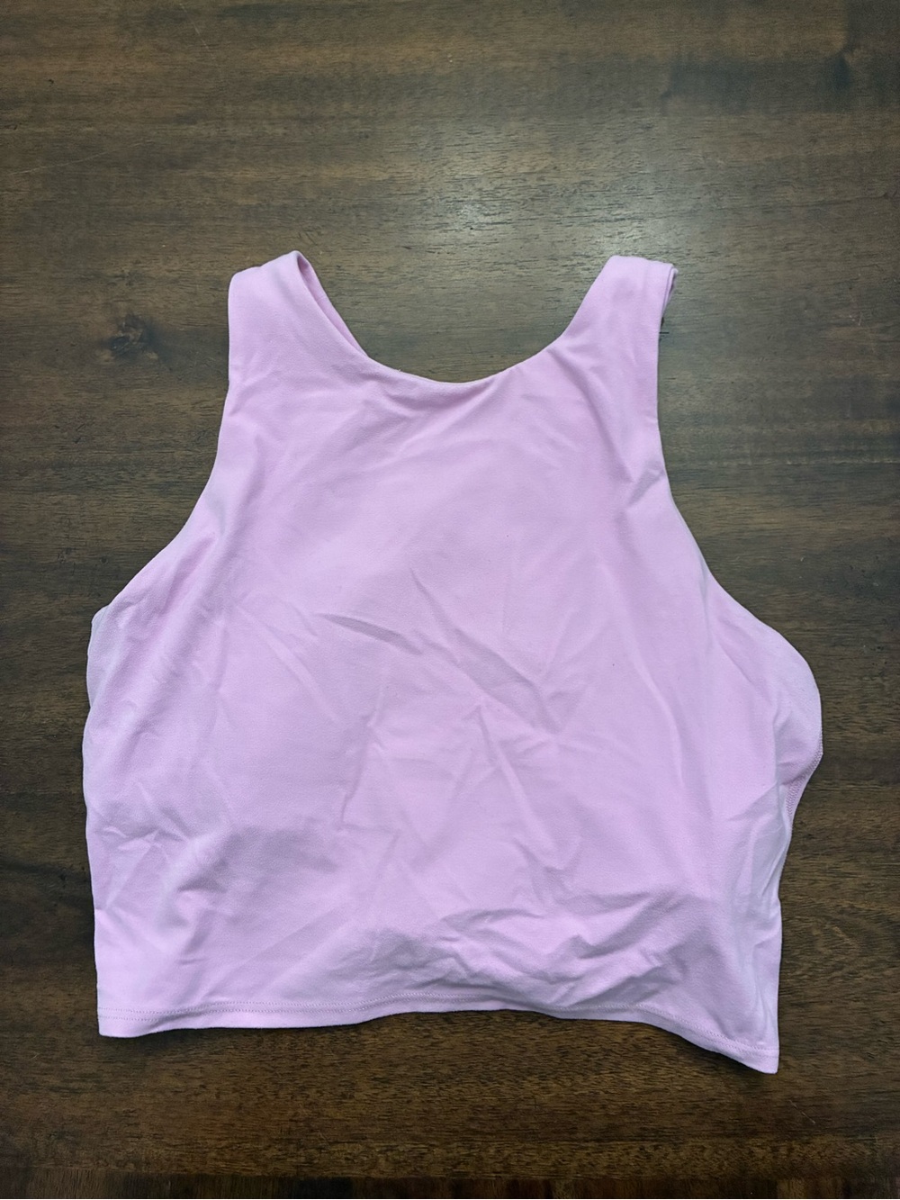 Athleta Conscious Crop Top Small Sports Bra Purple Orchid